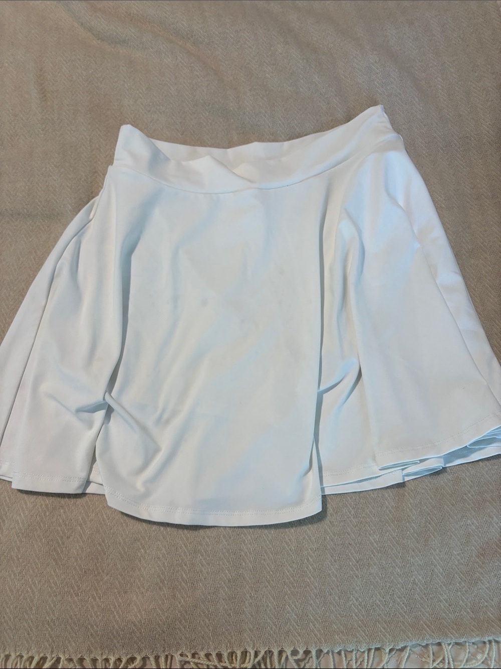 Fabletics White Pleated Athletic Skort
